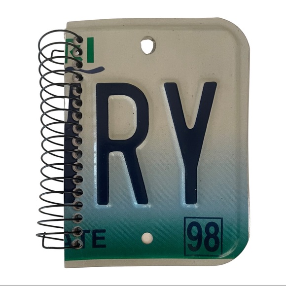 Hand Crafted Other - Recycled Missouri License Plate Notebook